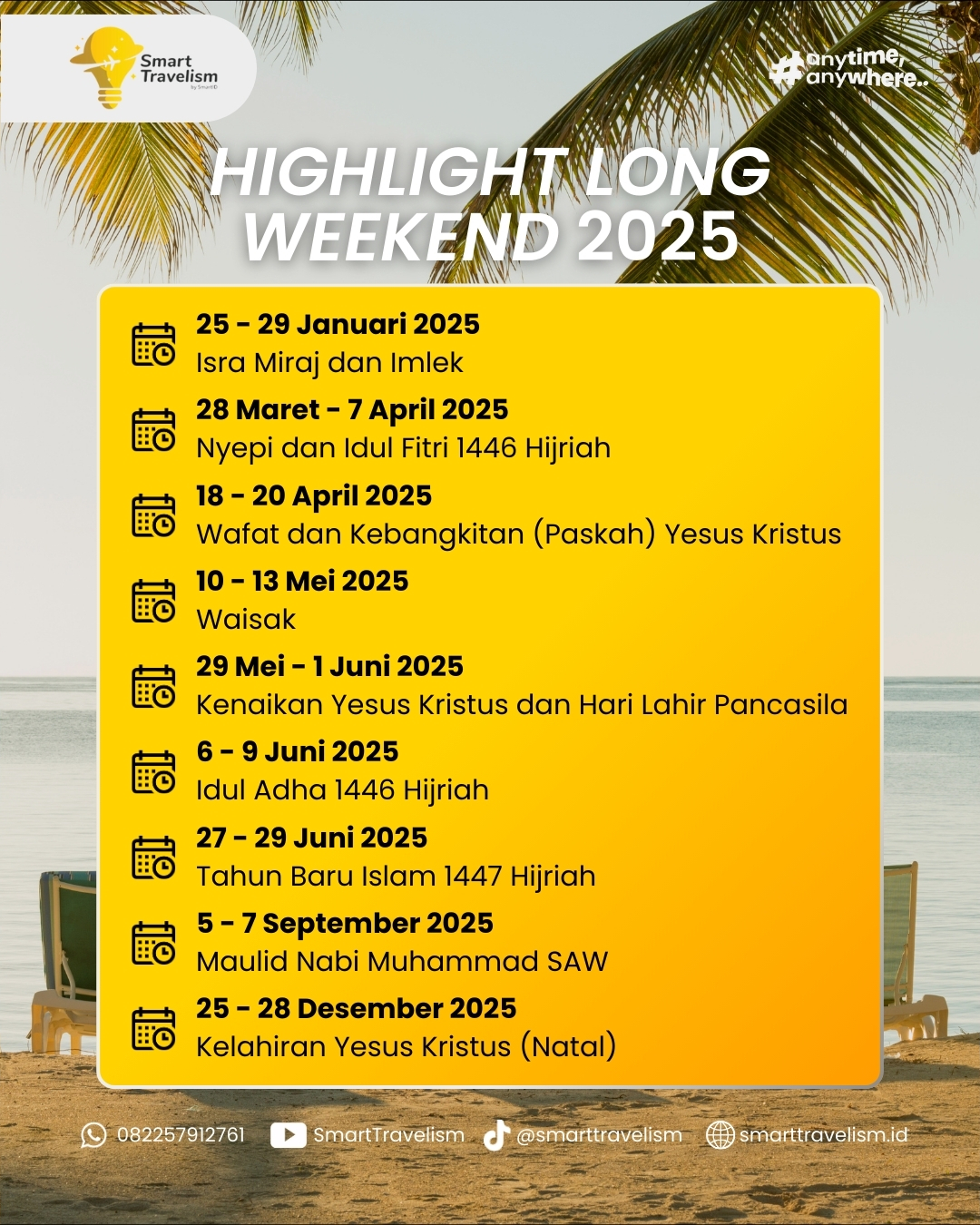 Jadwal Long Weekend 2025